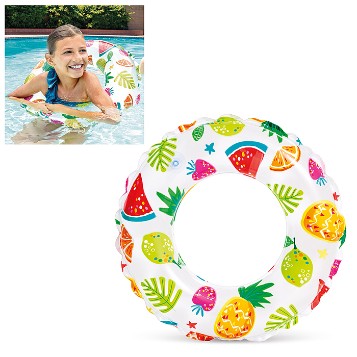 Круг для плавания «Яркий», d=51 см, от 3-6 лет, цвета МИКС, 59230NP INTEX