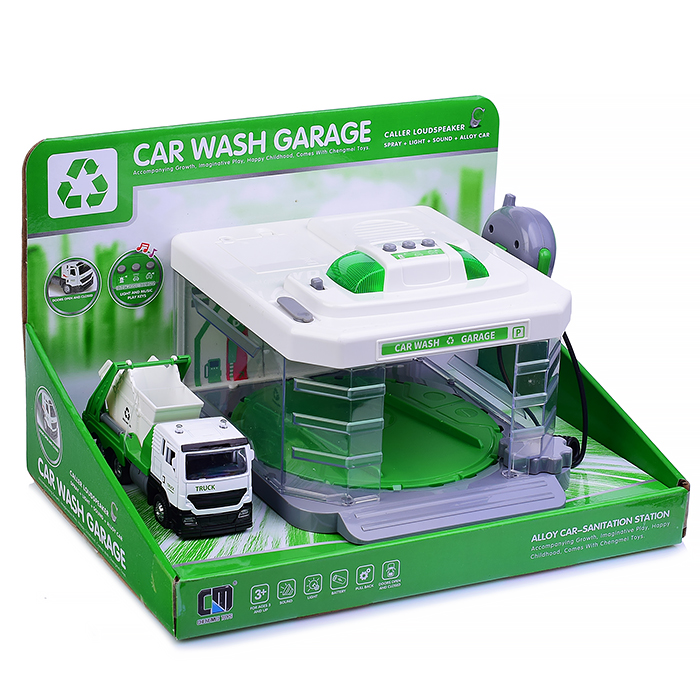 Автомойка CLM-887 "Городская служба" зеленая, в коробке