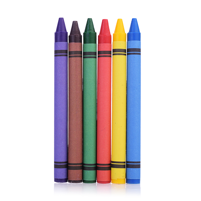 Мелки восковые  "Cosmo"  06 цветов в картонной коробке с подвесом