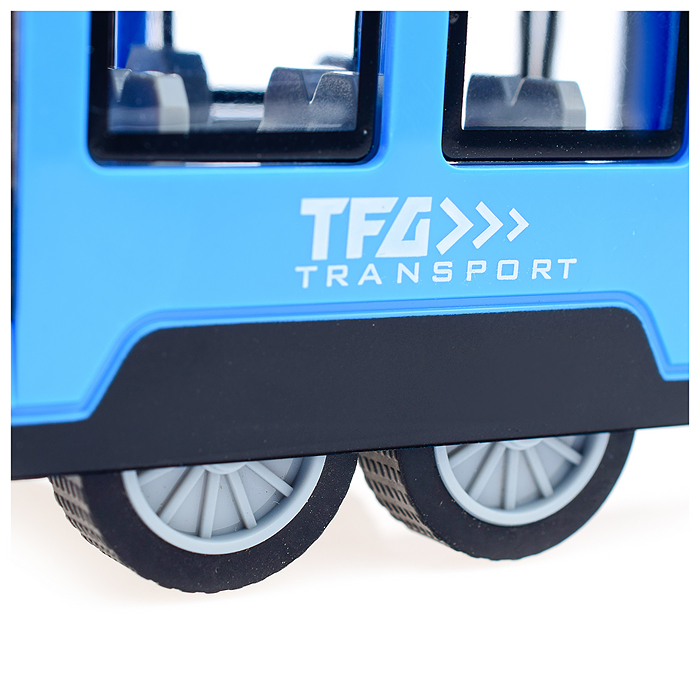 Трамвай WY930B "Голубой вагон" 1:16 (свет, звук) в коробке