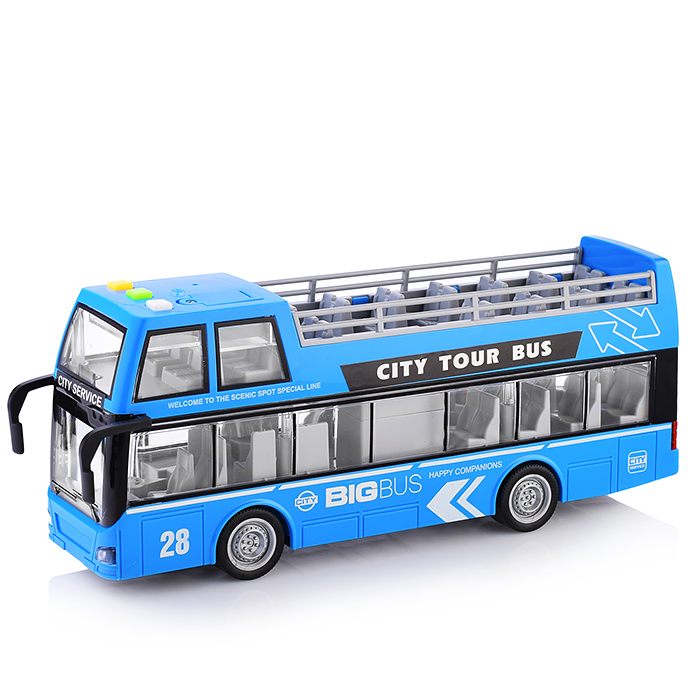 Автобус WY916B "Василёк" 1:16 (свет, звук)  в коробке