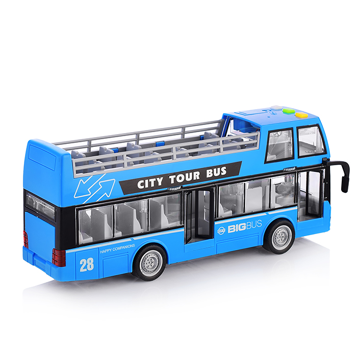Автобус WY916B "Василёк" 1:16 (свет, звук)  в коробке