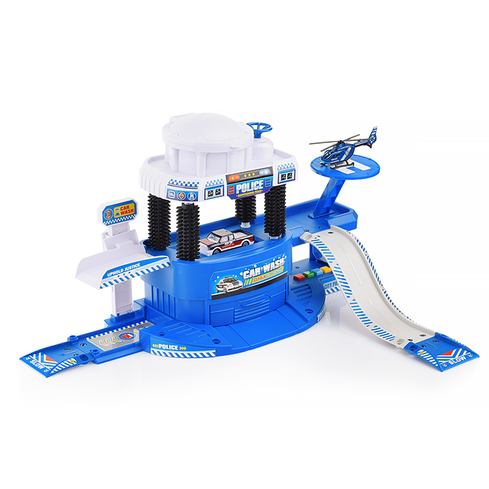 Парковка 660-A316 "Автомойка" в коробке (синий)