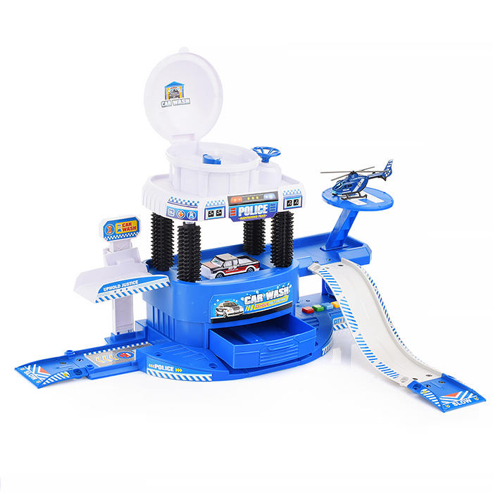 Парковка 660-A316 "Автомойка" в коробке (синий)