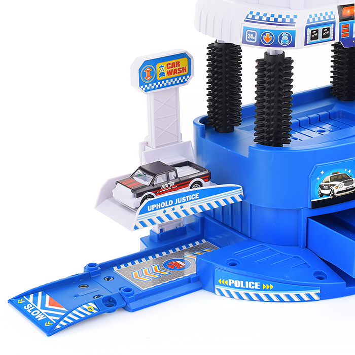 Парковка 660-A316 "Автомойка" в коробке (синий)