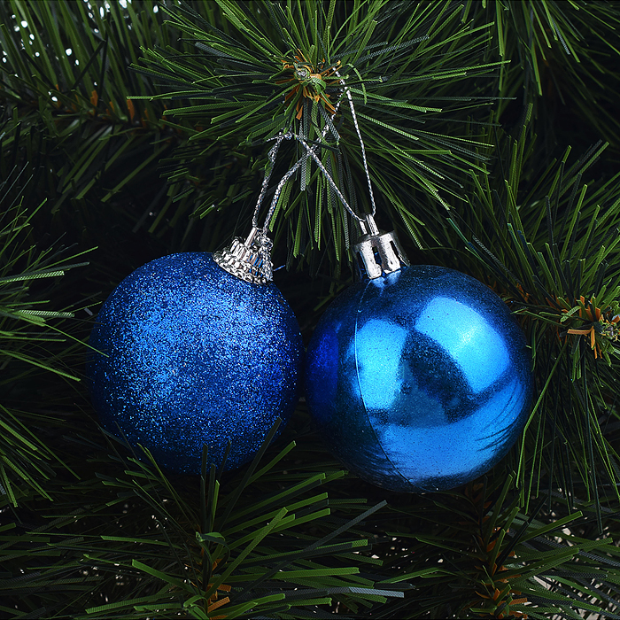 Фото к товару Набор новогодних украшений S0121-2 "Праздничное настроение-1" синие, (20 шт.) в коробке Набор новогодних украшений S0121-2 "Праздничное настроение-1" синие, (20 шт.) в коробке