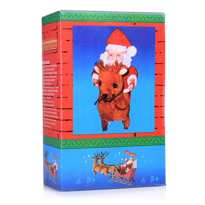 Музыкальный Дедушка S1345 на олене, в коробке