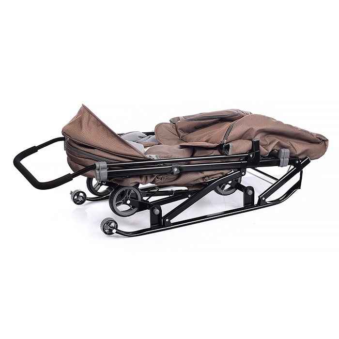 Санки-коляска Кидс 3-2С (бронза)