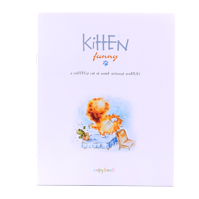 Тетрадь 48л. клетка по сериям "Мимишные коты"