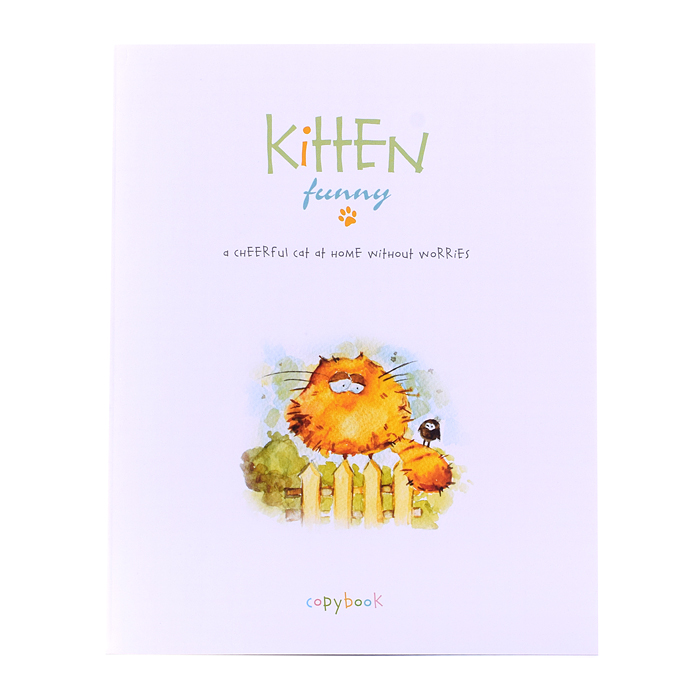 Тетрадь 48л. клетка по сериям "Мимишные коты"