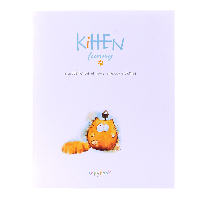 Тетрадь 48л. клетка по сериям "Мимишные коты"