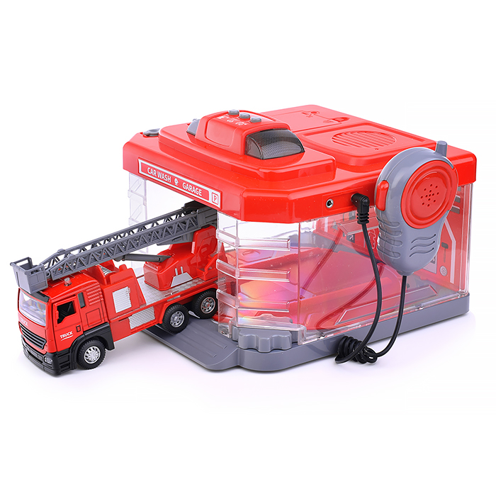 Автомойка CLM-886 "Пожарная" красная, в коробке