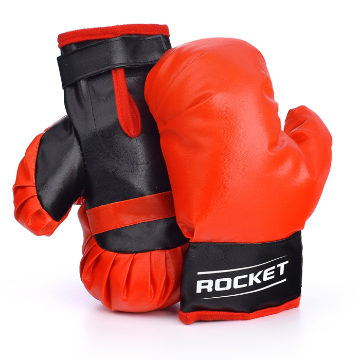 Игровой набор R0145 "Бокс- Чемпион" стойка 90-120см+перчатки