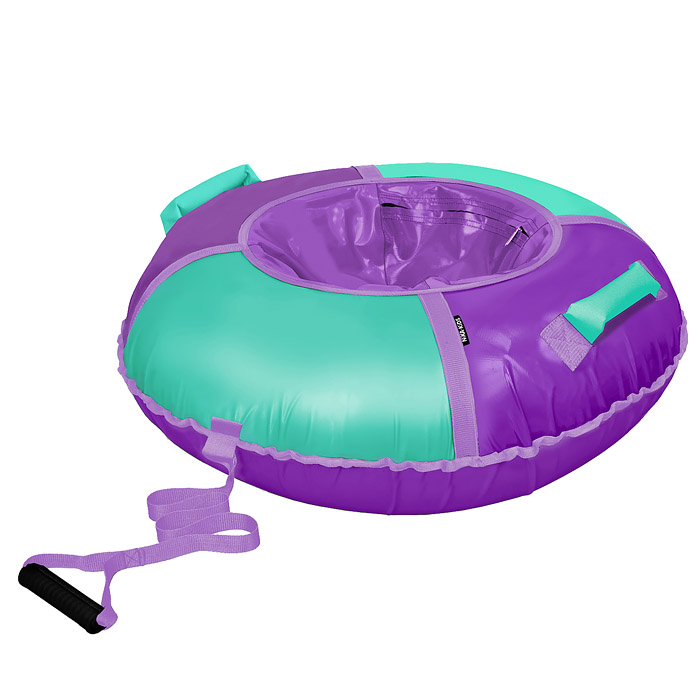 Игрушка. Тюбинг "Классик" 95см (фиолетовый-мятный)