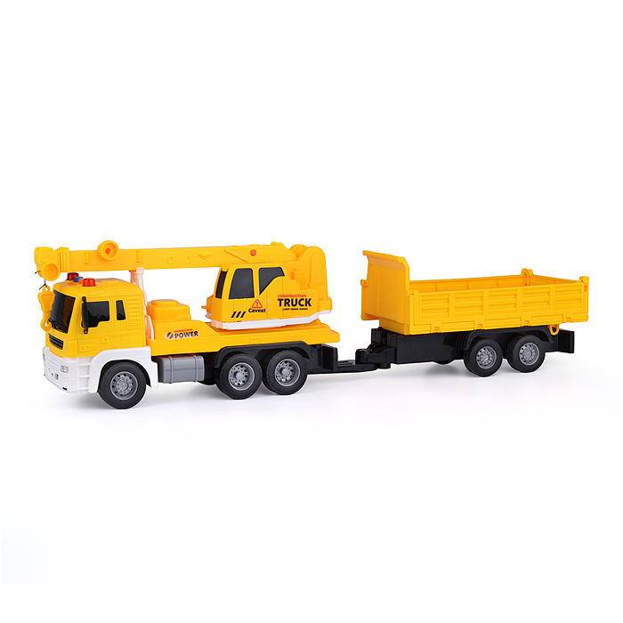 Машина JS154 "Трейлер" на батарейках, в коробке