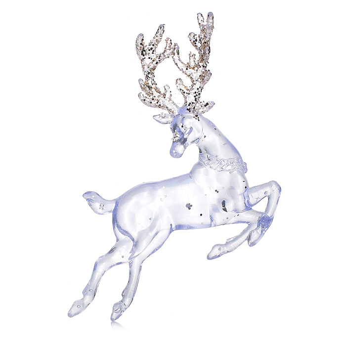 Новогоднее украшение S1770 "Грациозный олень" (13см)