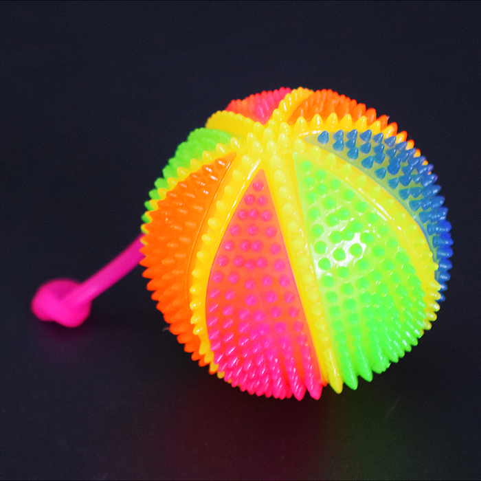 Мяч-ежик 00-1163 "Полоски" (7,5см.) в коробке