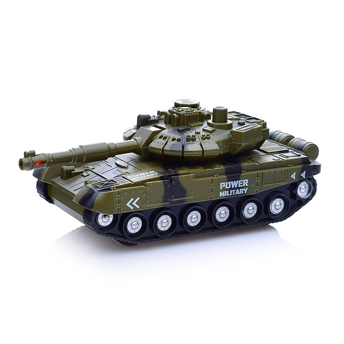 Фото к товару Танк WY741A с пусковой установкой 1:20 (свет, звук) на батарейках, в коробке Танк WY741A с пусковой установкой 1:20 (свет, звук) на батарейках, в коробке