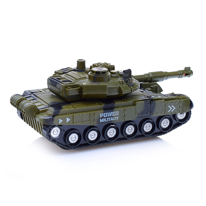 Фото к товару Танк WY741A с пусковой установкой 1:20 (свет, звук) на батарейках, в коробке Танк WY741A с пусковой установкой 1:20 (свет, звук) на батарейках, в коробке