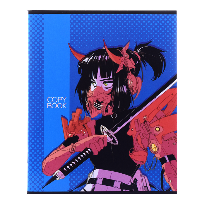 Тетрадь 48л. клетка по сериям "Самураи"