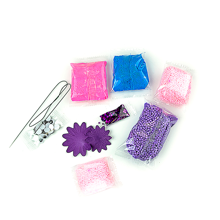 Легкий пластилин "Глюкосад": малый розовый набор