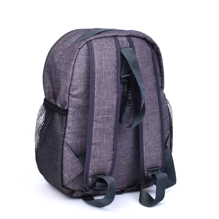 Санки-коляска "Glory gloss" (серо-коричневый) + светоотражающая