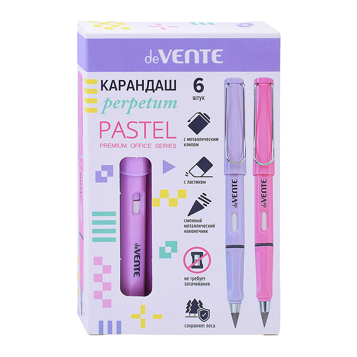 Фото к товару Карандаш вечный подарочный "Perpetum. Pastel" с наконечником из специального металлического сплава Карандаш вечный подарочный "Perpetum. Pastel" с наконечником из специального металлического сплава