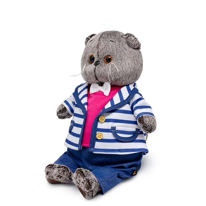 Фото к товару Кот Басик в полосатом жакете Кот Басик в полосатом жакете