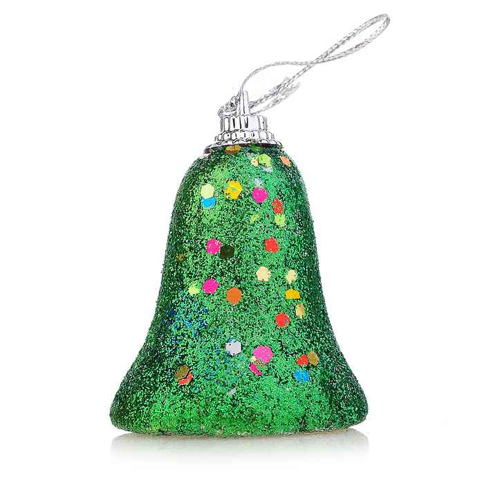 Набор новогодних украшений S1002 "Колокольчики" в пакете