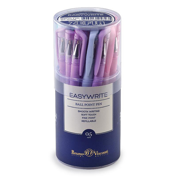 Ручка шариковая "Easywrite Zefir" 0.5 мм, синяя (4 цвета корпуса)