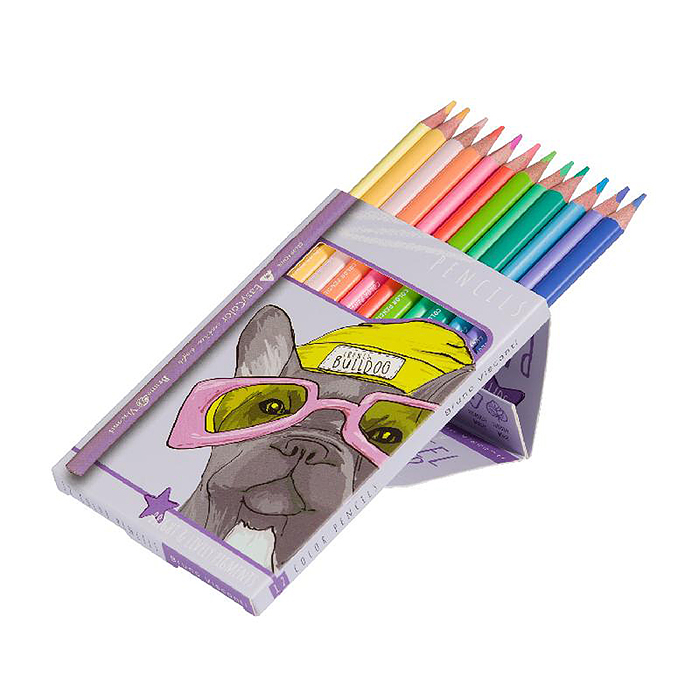 Карандаши цветные "Easycolor" пастельные, 12 цв.