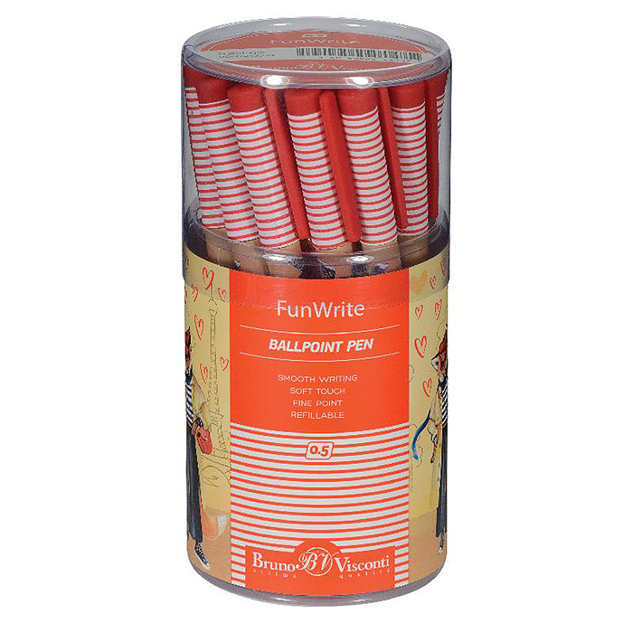 Фото к товару Ручка "FunWrite. Лиса в кедах" шариковая, 0.5 мм, синяя Ручка "FunWrite. Лиса в кедах" шариковая, 0.5 мм, синяя