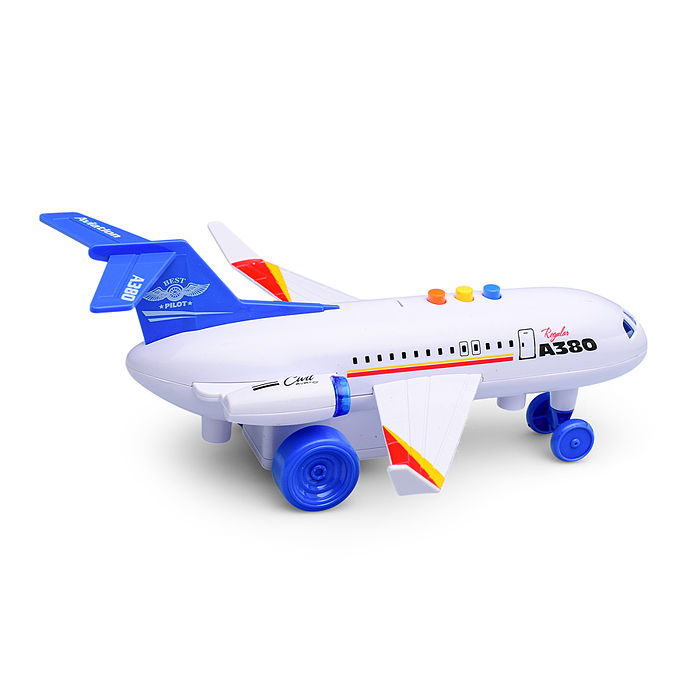 Самолет JS161 "Пассажирский" ( свет, звук) в коробке