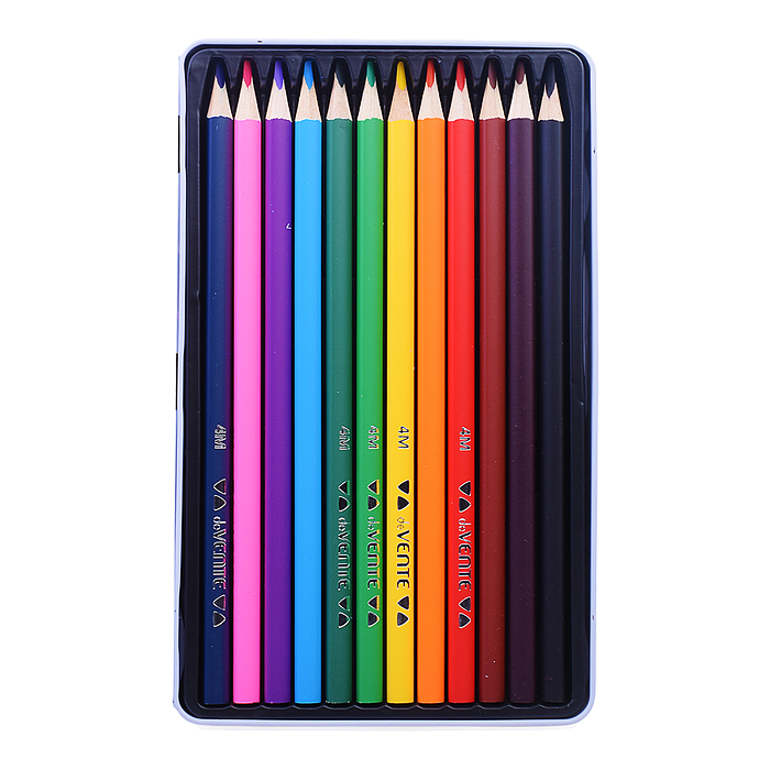 Фото к товару Карандаши цветные "Triolino Ultra 4М" 12 цветов, 4М, диаметр грифеля 3 мм, трехгранные, в п Карандаши цветные "Triolino Ultra 4М" 12 цветов, 4М, диаметр грифеля 3 мм, трехгранные, в п