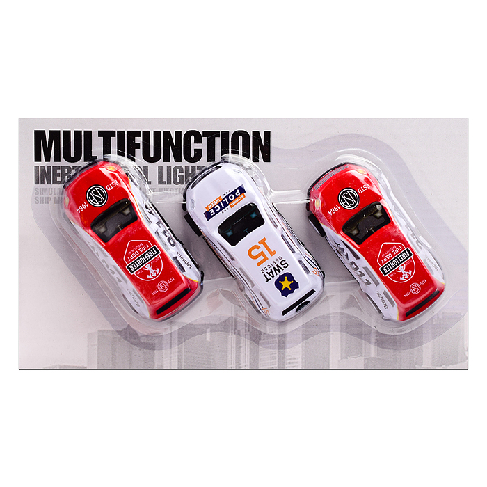 Катер JS160 "Гавань" на батарейках, с машинками, в коробке