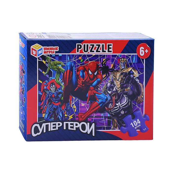 Пазл 104 "Супергерои" Пазл 104 "Супергерои"