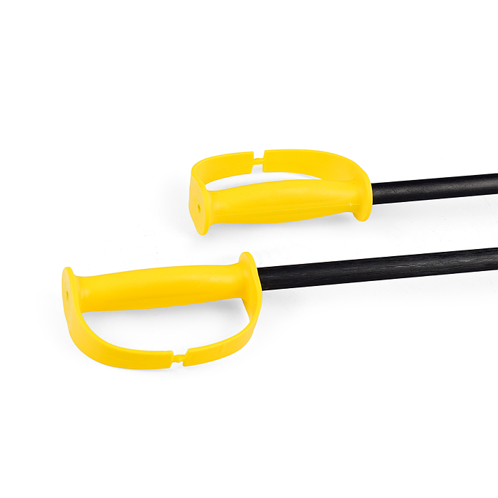 Игровые лыжи "Вираж-спорт" (игрушка детская) 100/100 см, унив.крепление, с палками стеклоплас