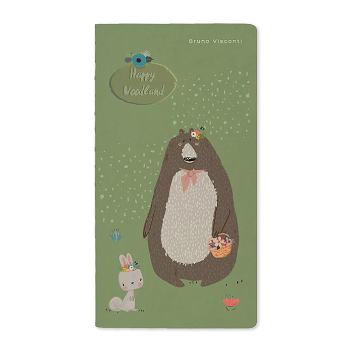 Блокнот-тетрадь 30 л. линейка "Happy Woodland" 