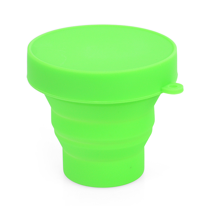 Стакан складной "Mini" 180 мл, диаметр 8 см, высота 8 см, в сложенном виде 2,2 см, силиконо