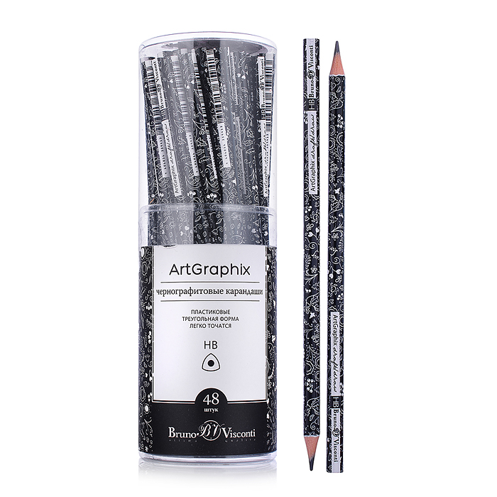 Карандаш чернографитный "ArtGraphix. Ягодки-малинки" НВ