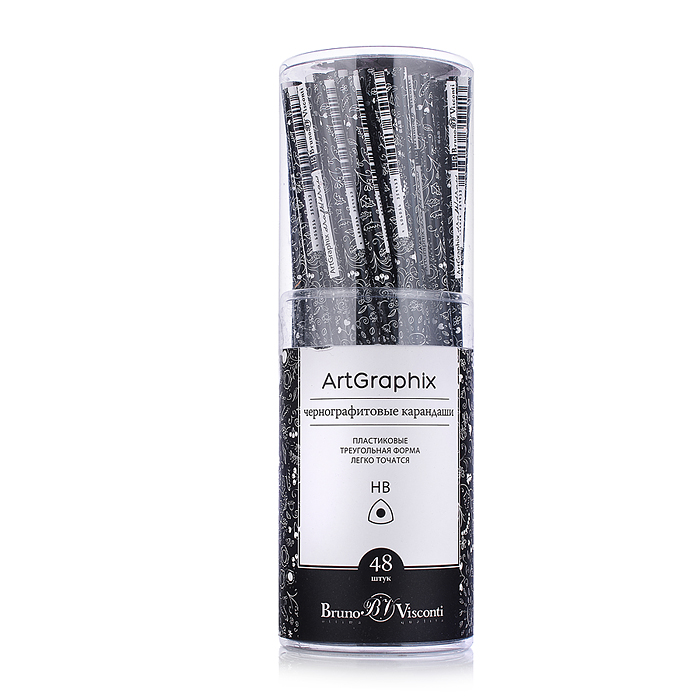 Карандаш чернографитный "ArtGraphix. Ягодки-малинки" НВ