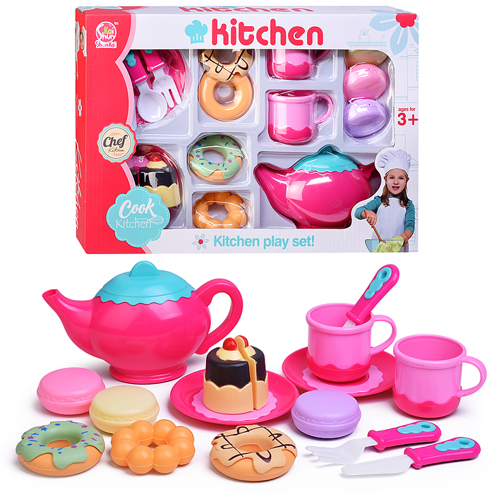 Набор посуды SK68D-1 "Чайпитие с вкусняшками" в коробке