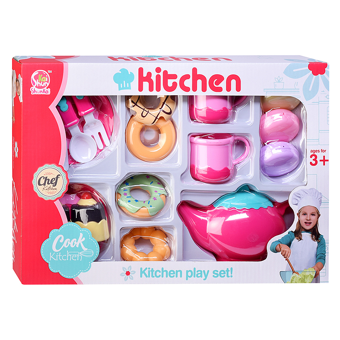 Набор посуды SK68D-1 "Чайпитие с вкусняшками" в коробке