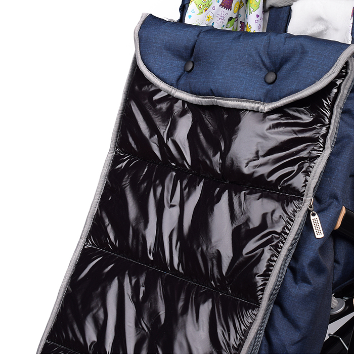 Фото к товару Санки-коляска "Glory gloss" (лён тёмно-синий) Санки-коляска "Glory gloss" (лён тёмно-синий)