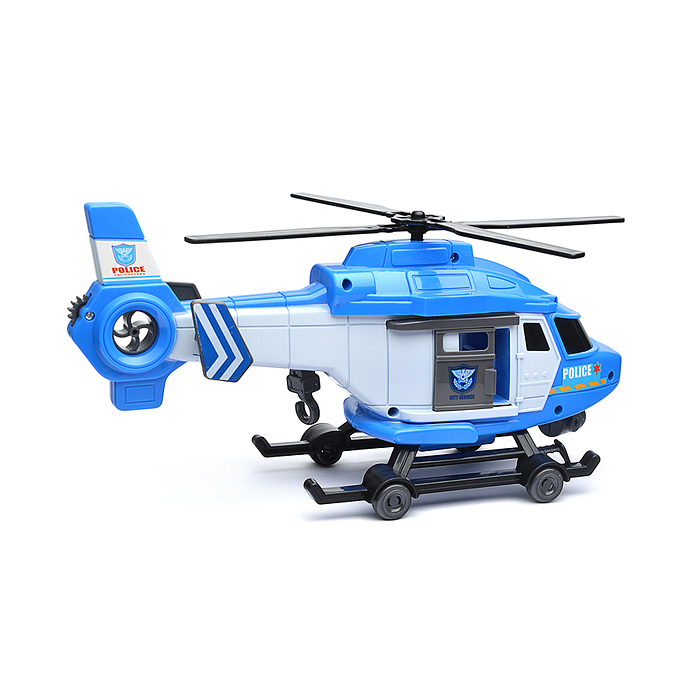 Вертолет JS128B "Полиция" (свет, звук) в коробке