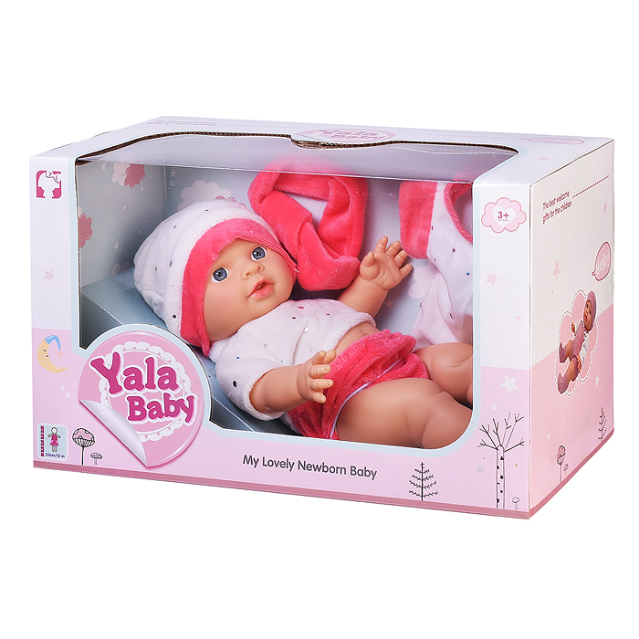 Пупс YL2430C-H "Амелия" с аксессуарами, в коробке