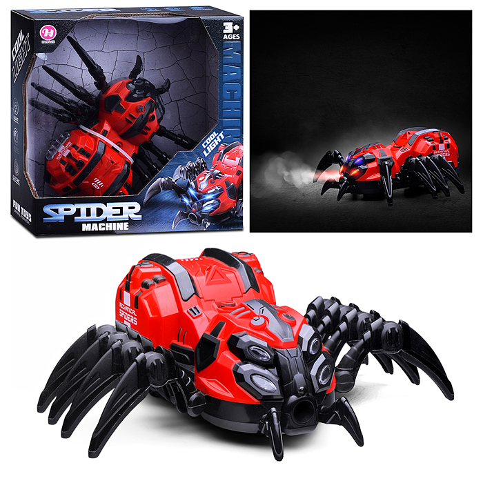 Паук HJ918K-1 на батарейках, в коробке