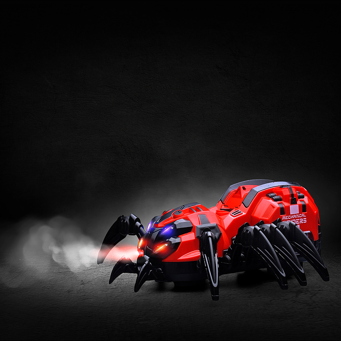 Паук HJ918K-1 на батарейках, в коробке