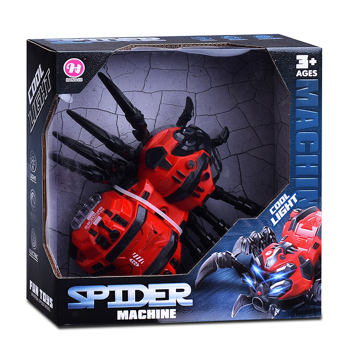 Паук HJ918K-1 на батарейках, в коробке