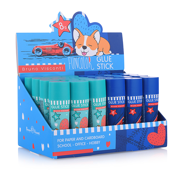 Фото к товару Клей-карандаш на PVP основе "Fun" 8 г Клей-карандаш на PVP основе "Fun" 8 г